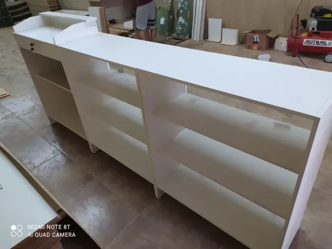 Balcão atendimento MDF - Entrega rápida