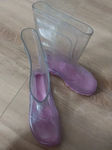 Bota infantil transparente tm 34
