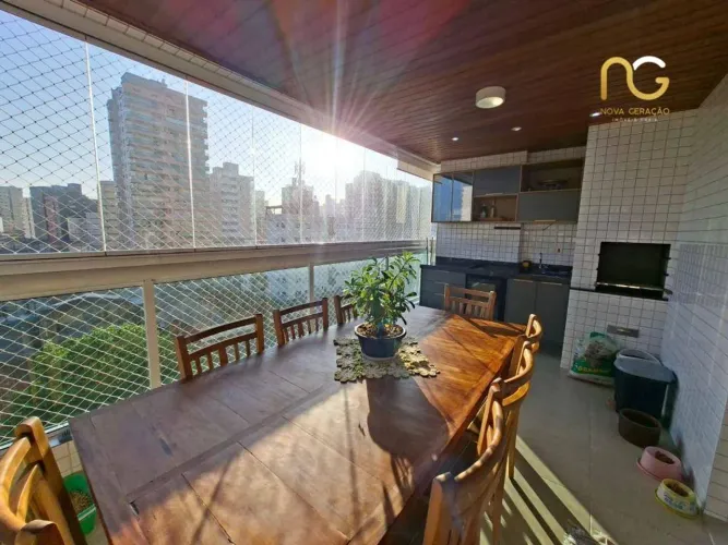 Apartamento à venda, 142 m² por R$ 990.000,00 - Tupi - Praia Grande/SP
