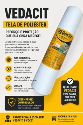 Vedacit tela de poliéster 