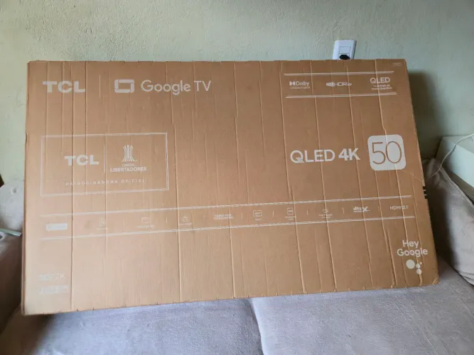 Smart TV TCL 50" 4K QLED UHD 50P7K Google TV