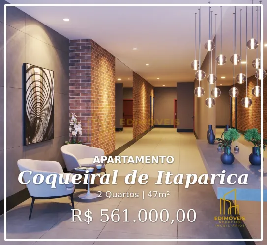 Oportunidade Única: Apartamento 2Q em Coqueiral de Itaparica - Vila Velha