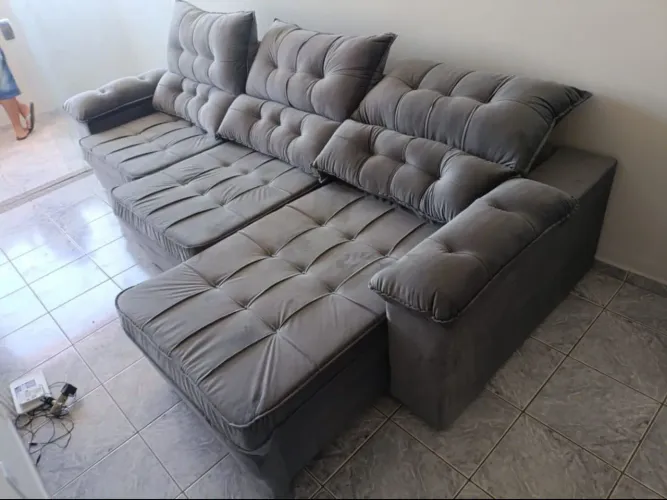 Sofá retrátil reclinável gigante 2.90 cm