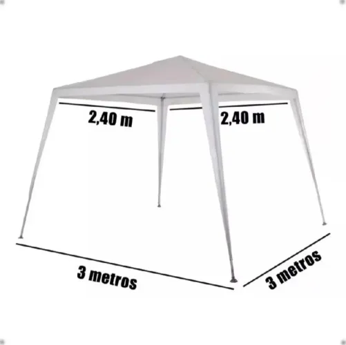 Tenda Gazebo 3x3m Branca nova lacrada VENDA