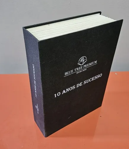 Livro Cofre Camuflado Com Chave - Capa Dura Executiva Blue Tree Premium