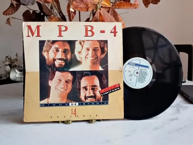 LP Vinil - MPB 4 - Minha História - 14 Sucessos (1993)