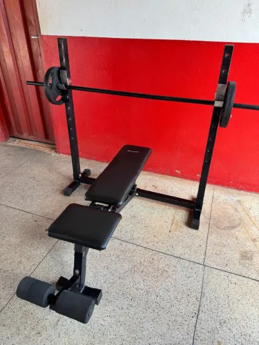Supino completo seminovo