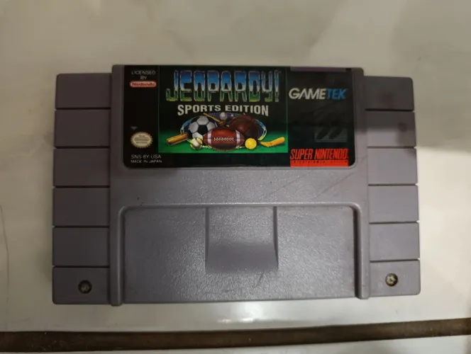 Fita Jeopardy! Sports Edition Super nintendo