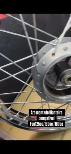 Aro montado dianteiro compatível com Fan125cc/150cc/160cc