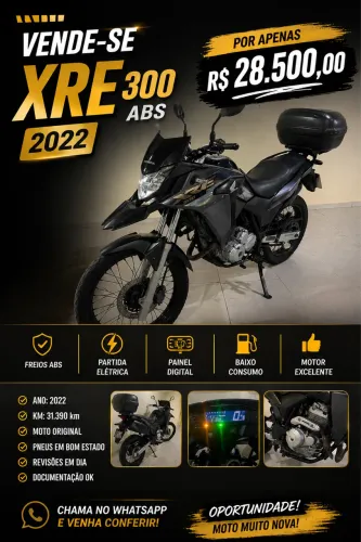 Vendo XRE 300 2022 ABS