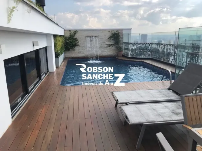 Cobertura a venda no Alto da Boa Vista com 3 quartos, 3 suítes, 4 vagas, 645m², piscina pr