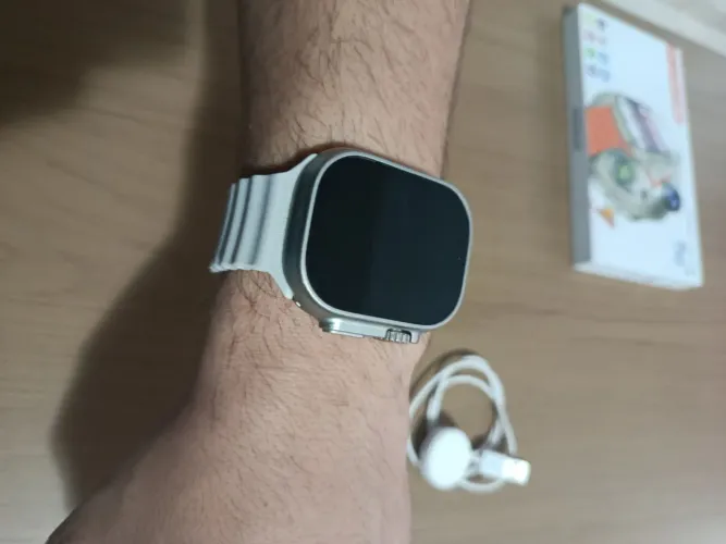 Smartwatch HW Ultra 2 Android AMOLED Cinza - Caixa Original