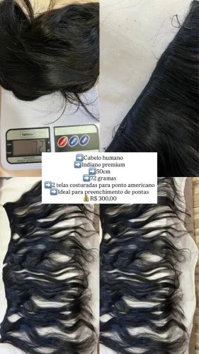 Cabelo humano - indiano premium