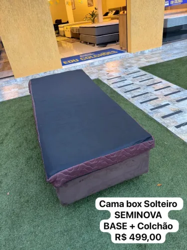 Cama box SOLTEIRO SEMINOVA TOP - ENTREGAMOS