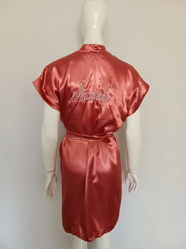 Robe cetim bordado Madrinha usado