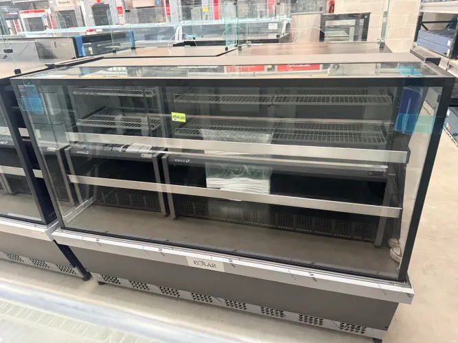 L7VN-150 VITRINE NATURAL 1,50M PRETO - POLAR