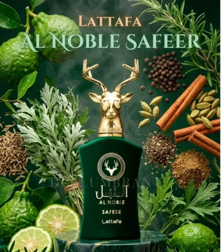 AL NOBLE SAFEER Lattafa | Perfume Importado Original (com selo de autenticação)