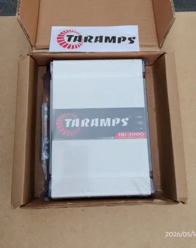 Potencia Taramps HD 3000 4 OHMS (Nova) modulo amplificador de som automotivo