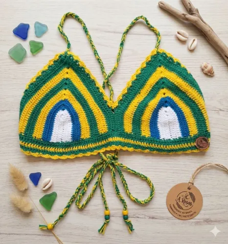 Topper de crochê de 49,90
