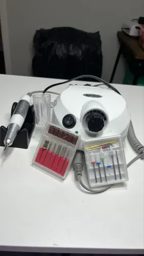 motor porquinho Nail Drill + kit de brocas de cerâmica