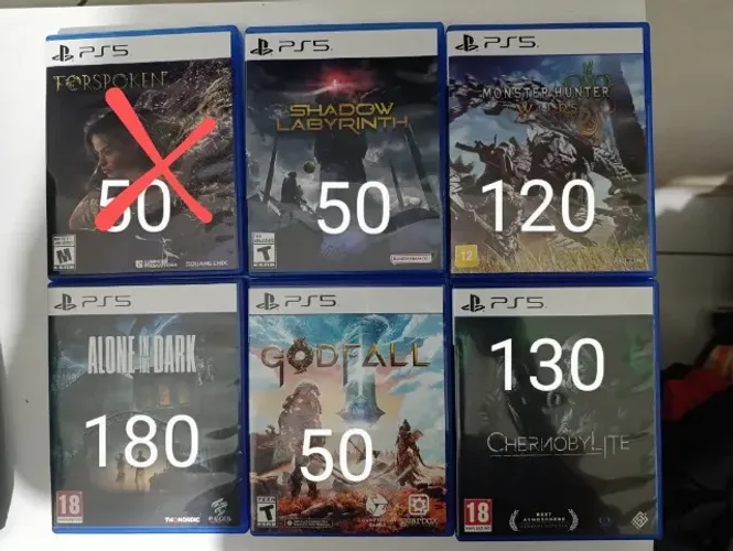Jogos de ps4/ps5