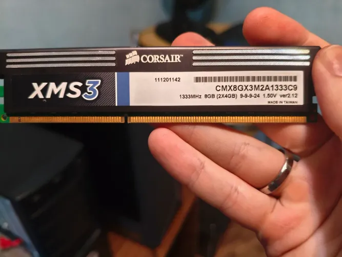 Memória RAM DDR3 8GB Corsair Gamer