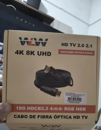Cabo HDMI 2.1 8k 15 metros