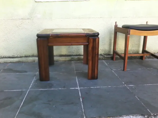 Mesinha de centro c vidro