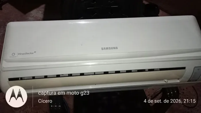 Vendo evaporadora Samsung 12000btus convencional completa