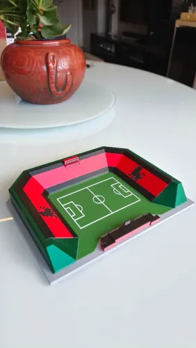 Estádio Barradão em 3D - Tamanho M