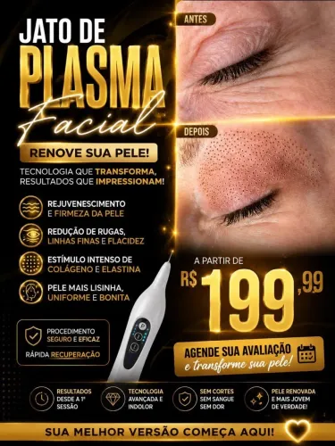 Jato de plasma facial 