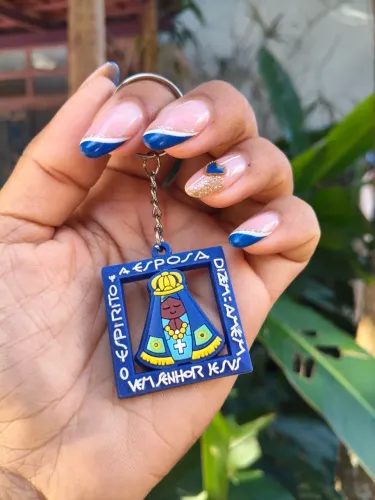 Acessórios Religioso Terço, Chaveiro Nossa Senhora