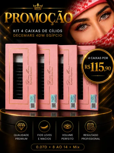 Kit de Cílios 4Dw