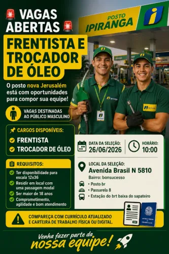 Vagas para frentistas