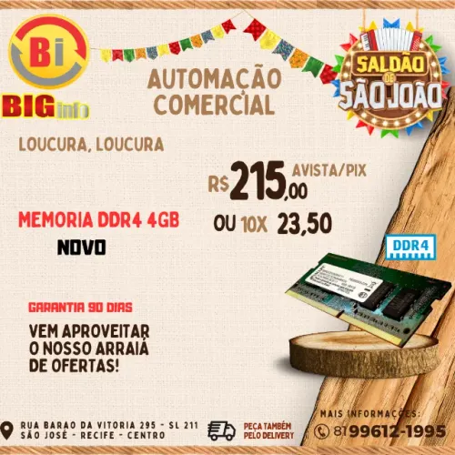 Memoria Notebook Samsung  4gb Ddr4