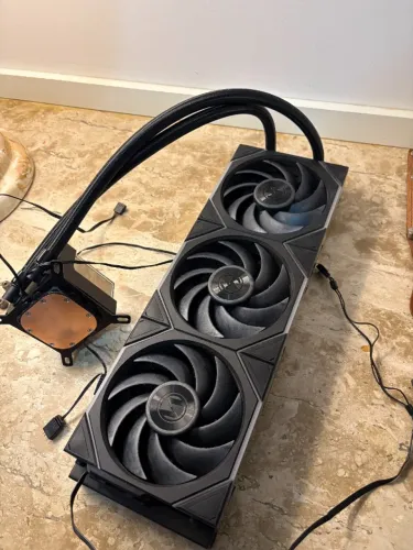 Water Cooler Custom 360mm 3 Fans Lian Li Wireless