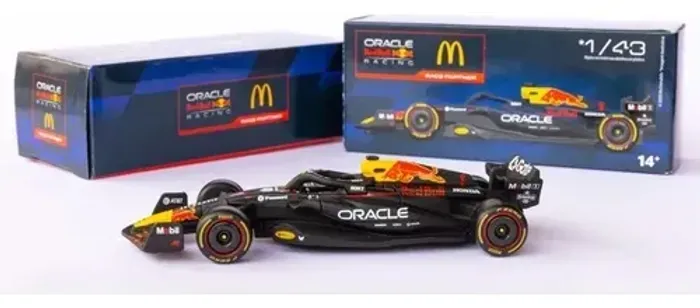 Miniatura Carro F1 Formula 1 Mcdonald's 1/43 Red Bull Red Bull