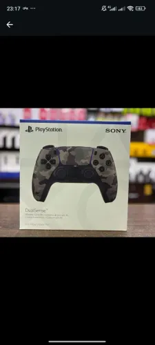 CONTROLE DE PS5 NOVO CAMUFLADO/PRETO