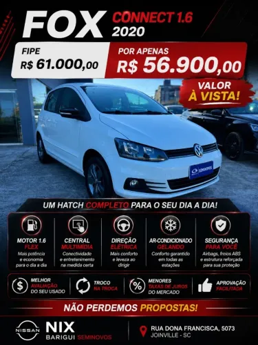 Volkswagen Fox Connect 1.6 Flex 8V 5P 2020