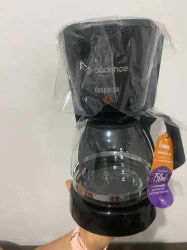 Cafeteira Elétrica Cadence Preta | Café Quentinho | Nova na Caixa!