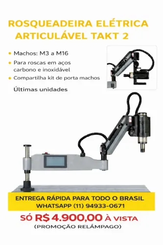 Rosqueadeira Elétrica Articulavel 