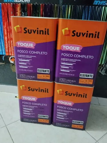 TINTA PREMIUM COR CINZA ELEFANTE 400,00 CADA UNIDADE.