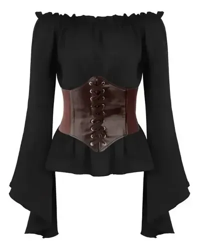 Cinto Corset Marrom Expofeira