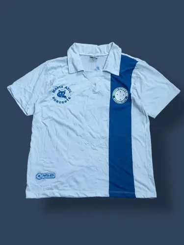 Camisa Polo Máfia Azul Original Tamanho P (Serve M Pequeno) - Em Ótimo Estado 