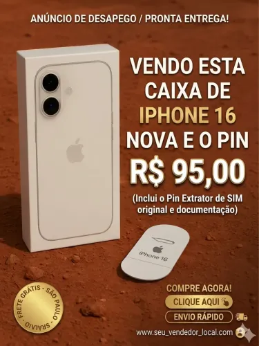 CAIXA DE IPHONE 16