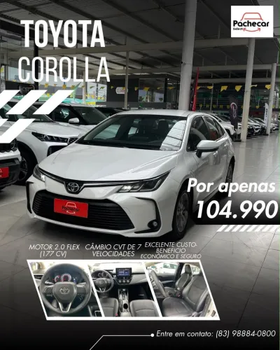 Toyota Corolla GLI 2.0 16V Flex Aut. 2022