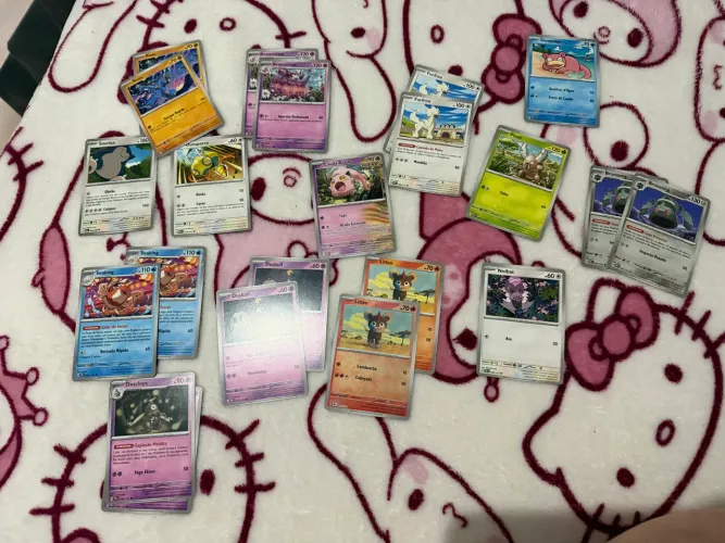 Cartas Pokémon (todas da foto)