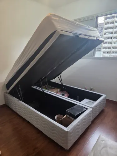 Cama Baú Casal Bipartido Probel