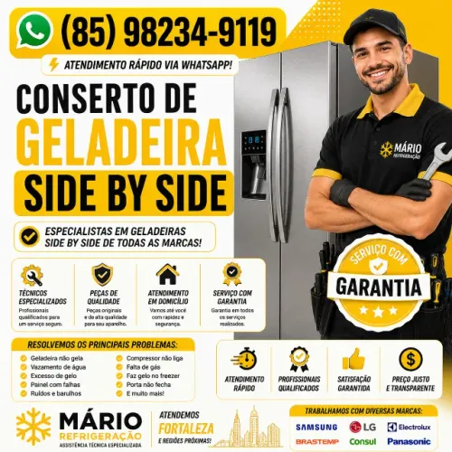 Conserto de Geladeira Side By Side