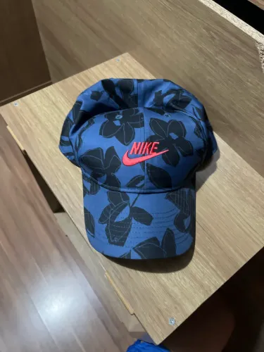 Boné Nike floral azul original